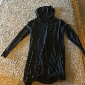 Grey sweatshirt dress